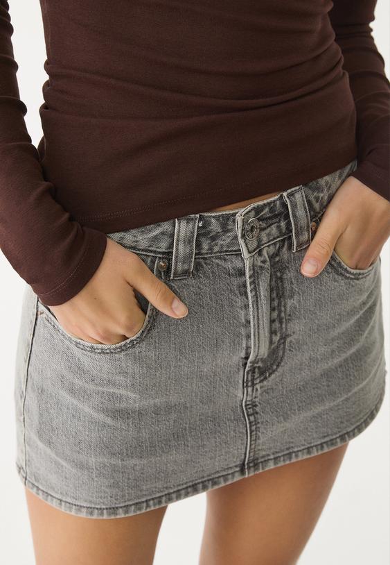 DENIM SKORT