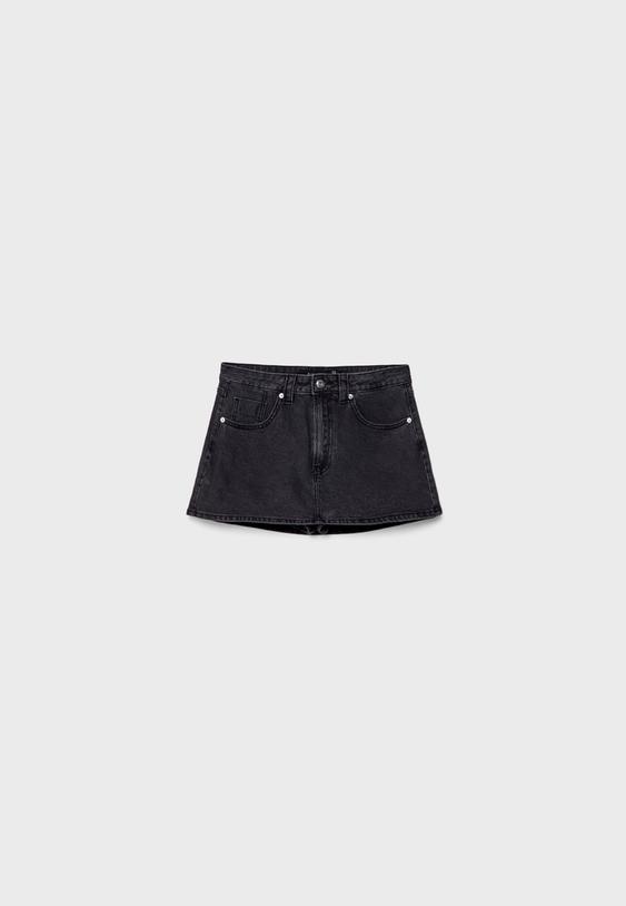 DENIM SKORT