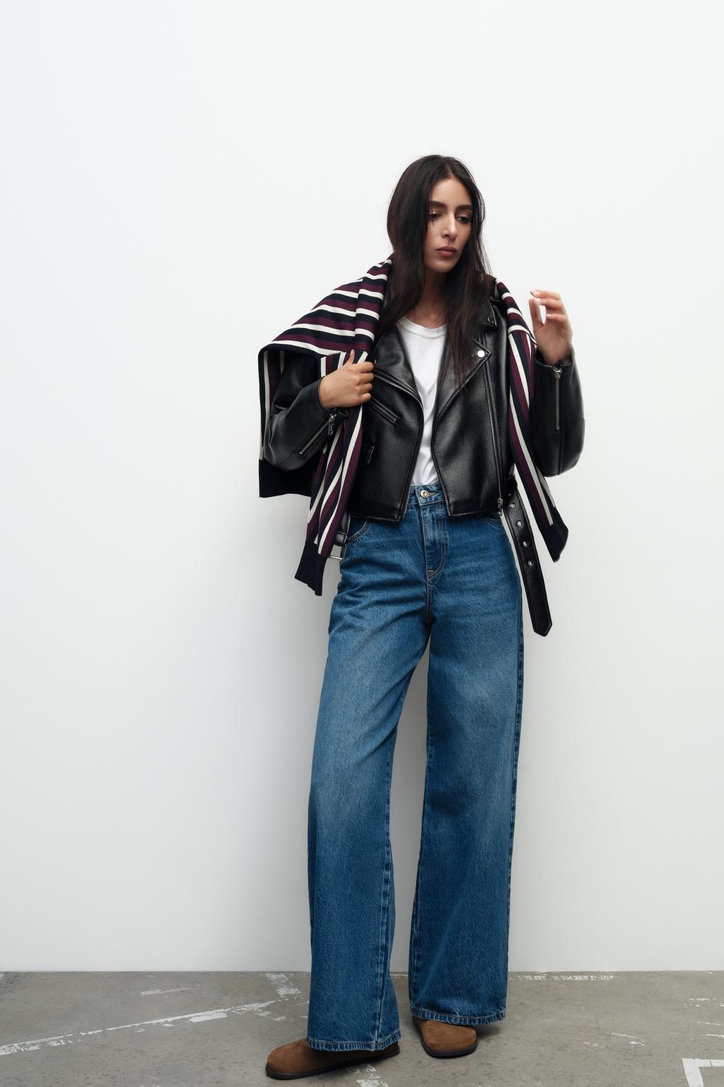 GLOSSY BIKER JACKET