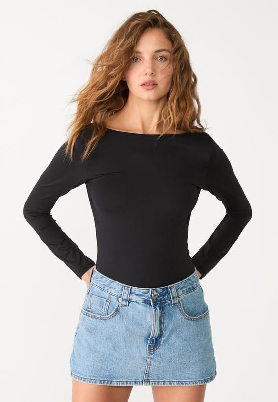 DENIM SKORT