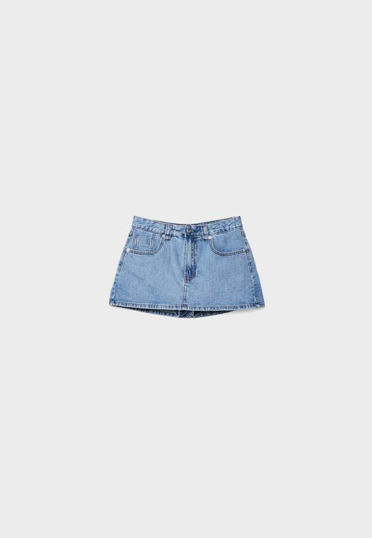 DENIM SKORT