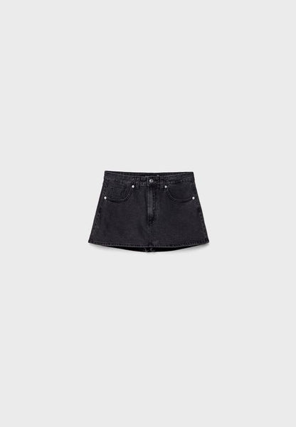 DENIM SKORT