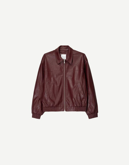 OVERSIZED LEATHER JACKET