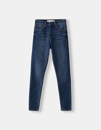 HIGH-WAIST SKINNY JEANS