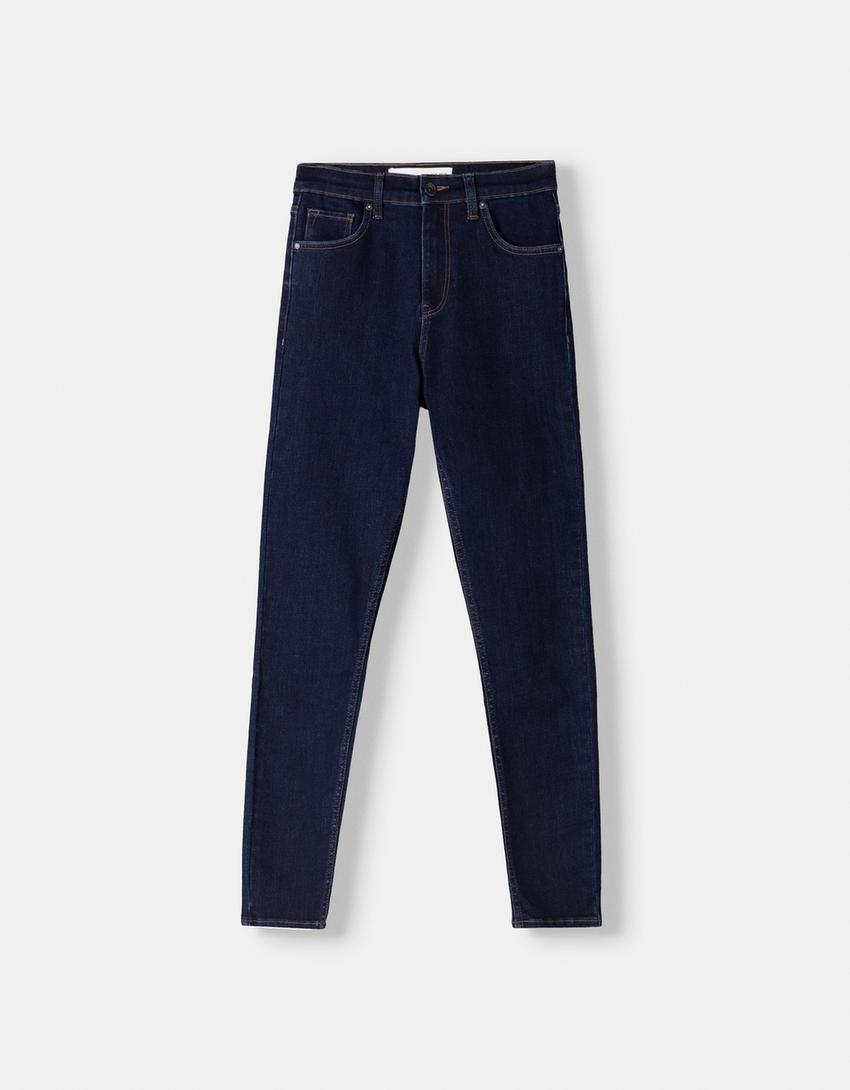 HIGH-WAIST SKINNY JEANS