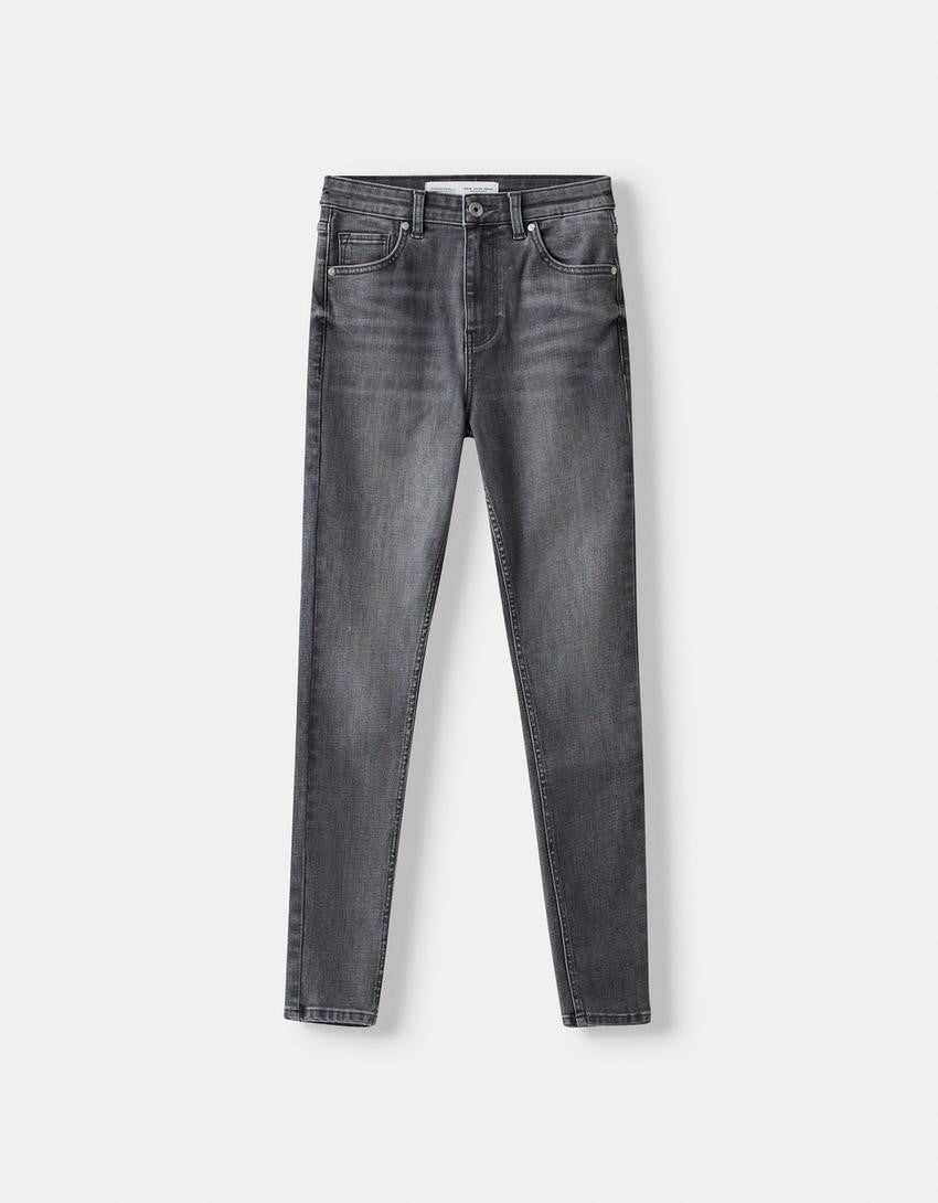 HIGH-WAIST SKINNY JEANS