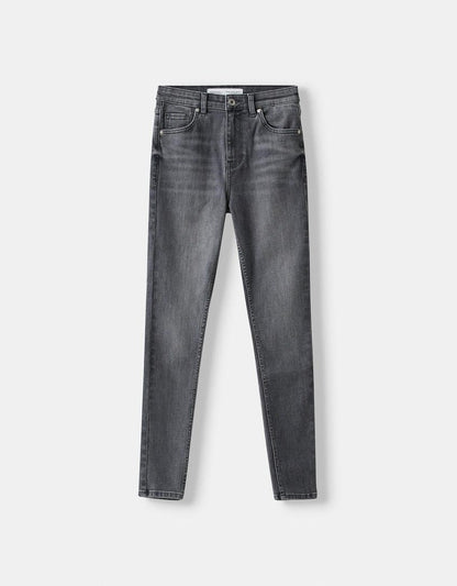 HIGH-WAIST SKINNY JEANS