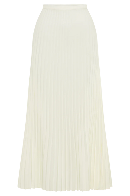PLEATED MIDI SKIRT