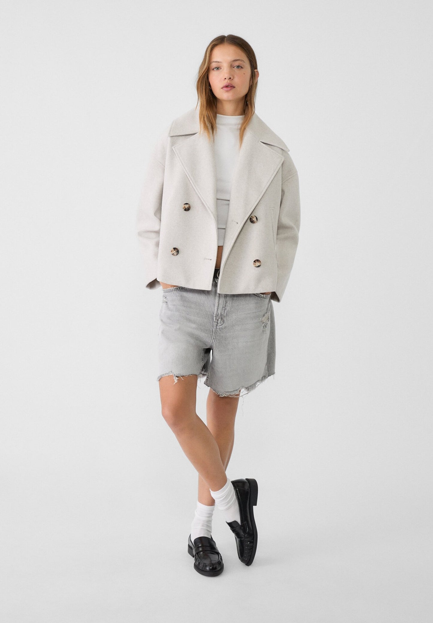 DOWN COLLAR COAT
