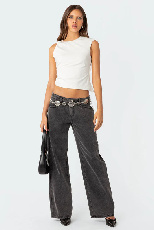 LOW-WAIST JEANS