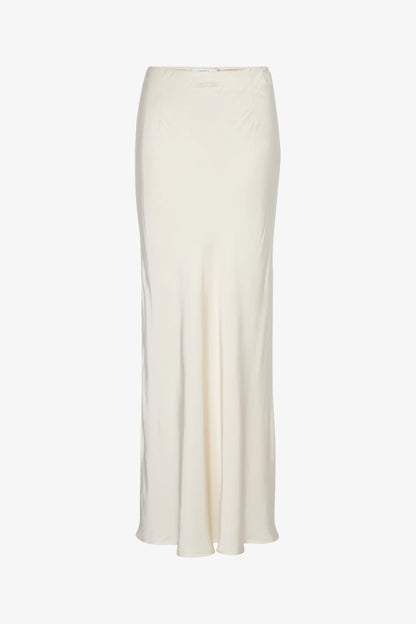 SATIN MIDI SKIRT