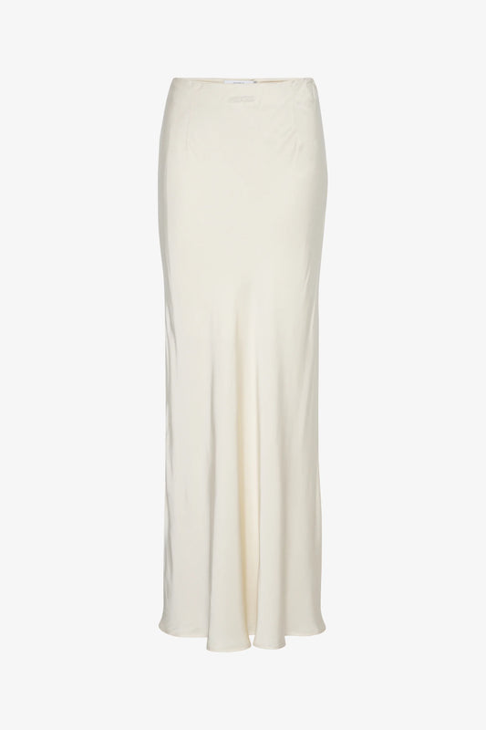 SATIN MIDI SKIRT