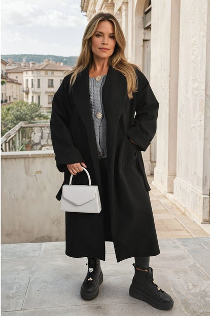 BELTED LONG COAT